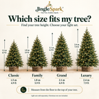 Hovela JingleSpark™ Smart RGBIC Christmas Tree Lights