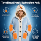 Heated Wearable Winter Blanket