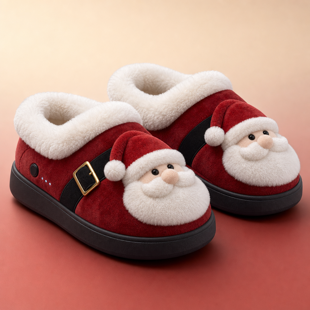 Santa Heated Slippers